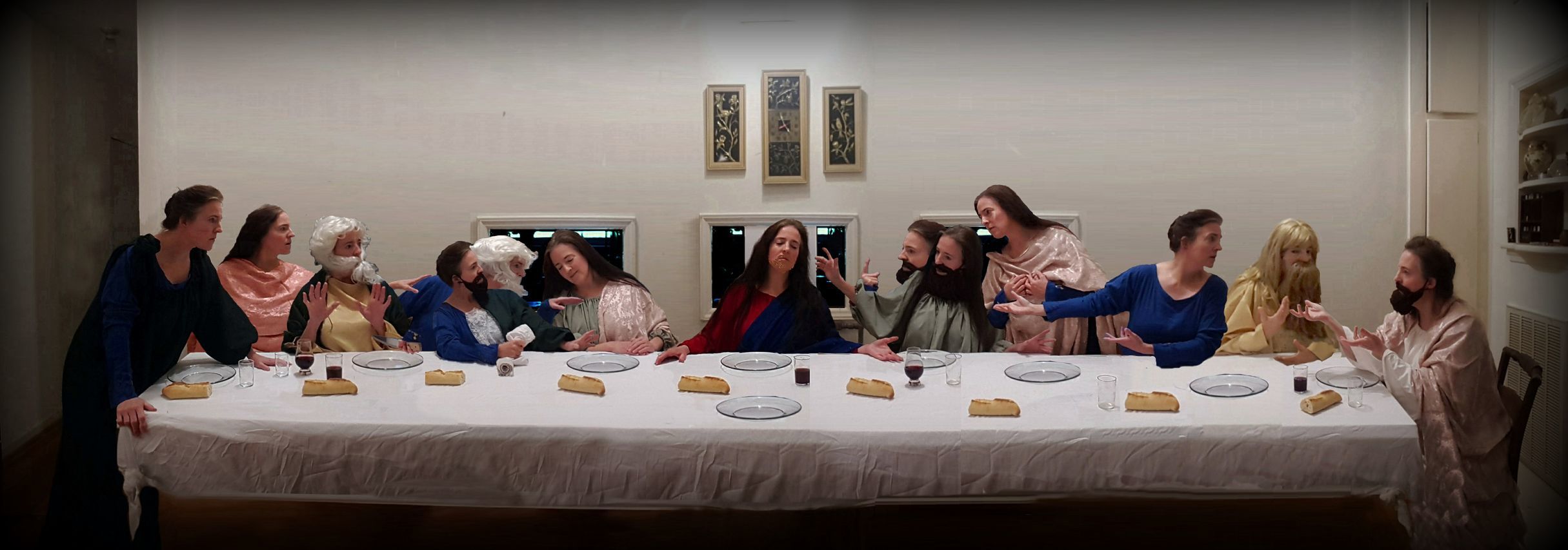 "The Last Supper" recreation
